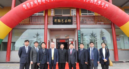 韓國安東市文化福祉局局長(zhǎng)到公司參觀考察